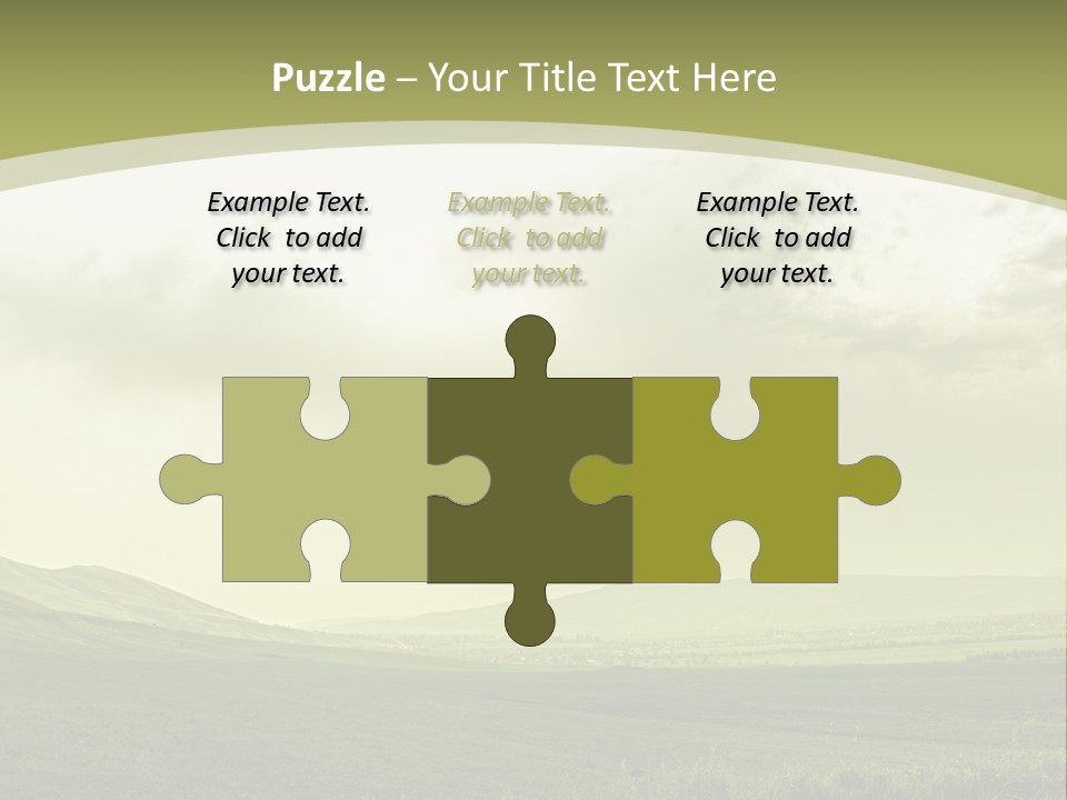 Sunny Scene Horizontal PowerPoint Template