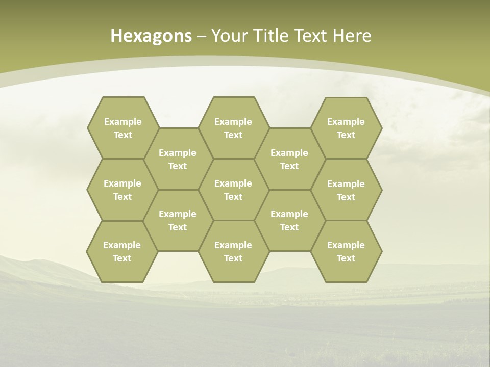 Sunny Scene Horizontal PowerPoint Template