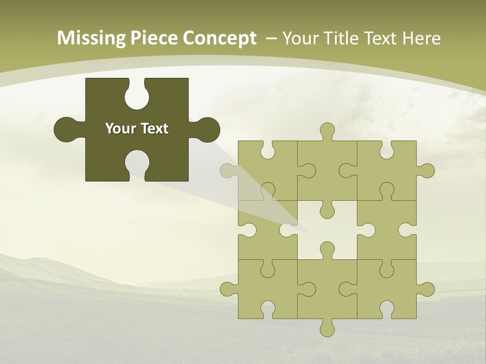 Sunny Scene Horizontal PowerPoint Template