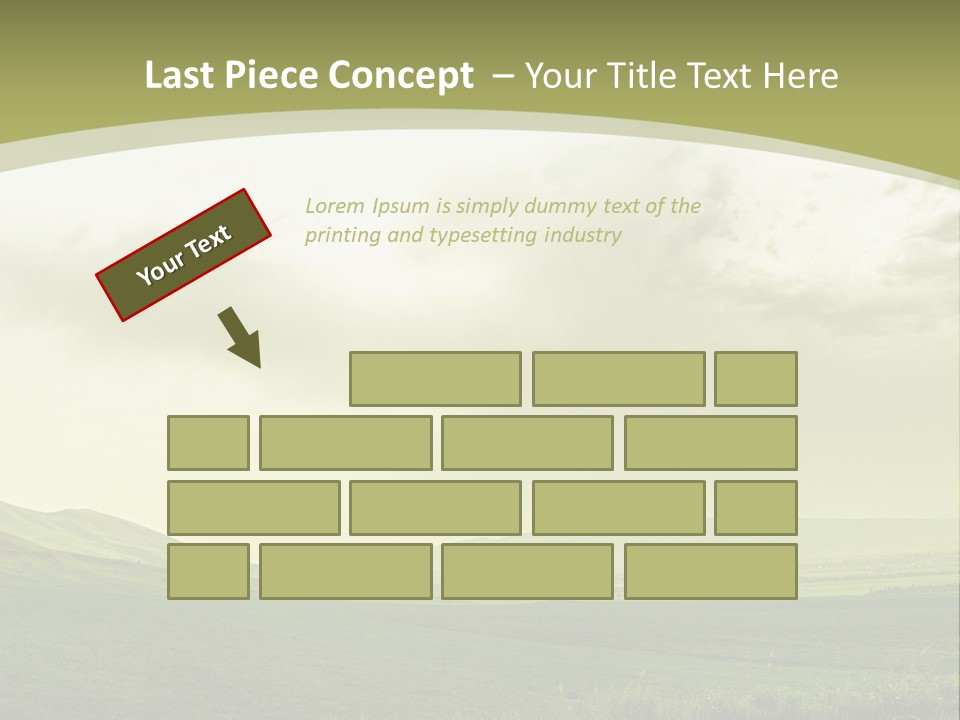 Sunny Scene Horizontal PowerPoint Template