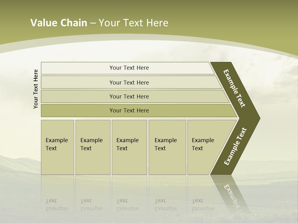 Sunny Scene Horizontal PowerPoint Template