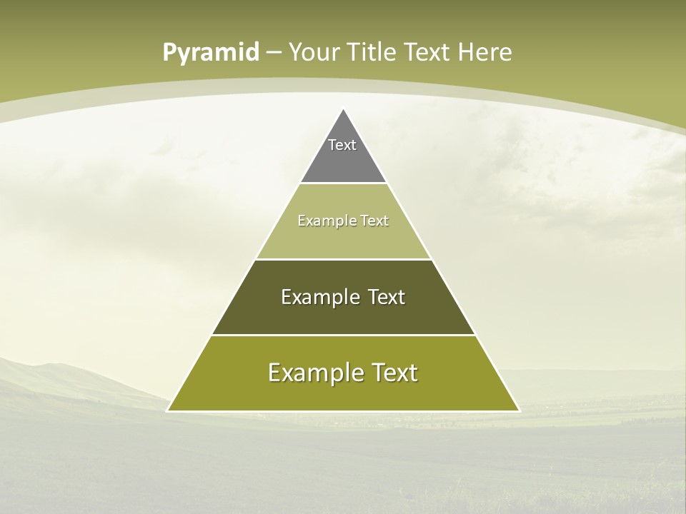 Sunny Scene Horizontal PowerPoint Template