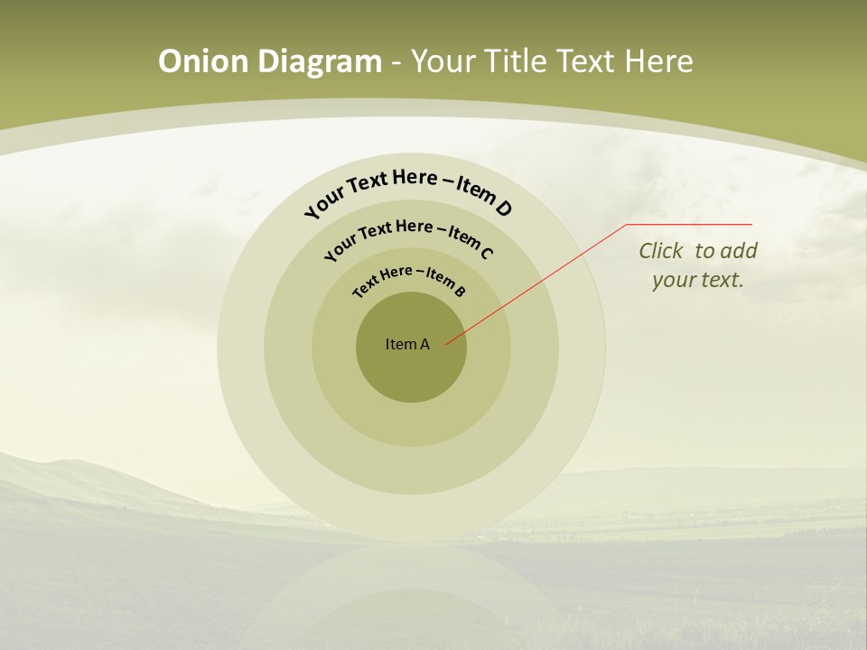 Sunny Scene Horizontal PowerPoint Template
