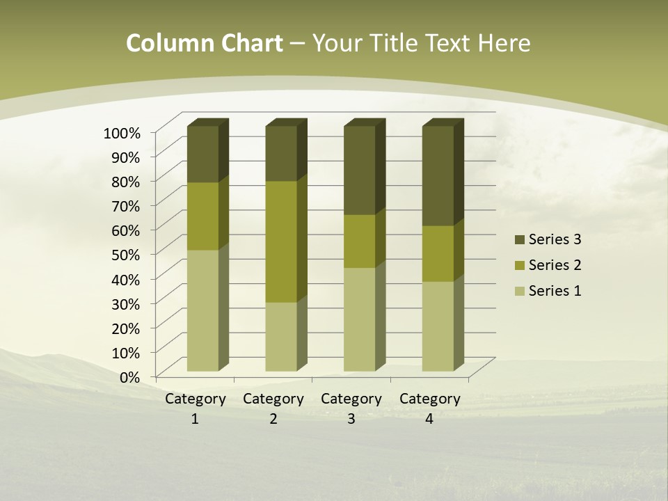 Sunny Scene Horizontal PowerPoint Template