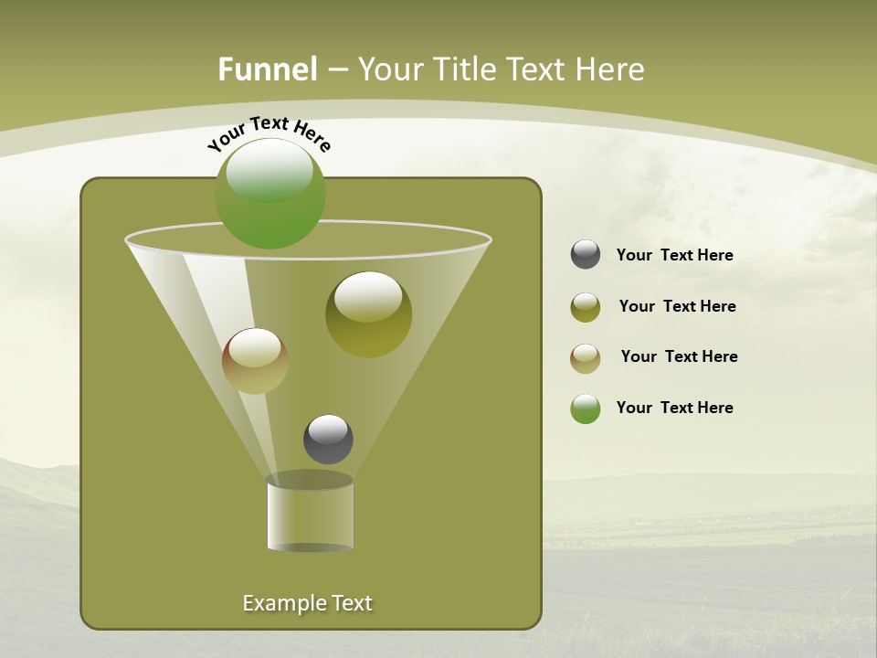 Sunny Scene Horizontal PowerPoint Template