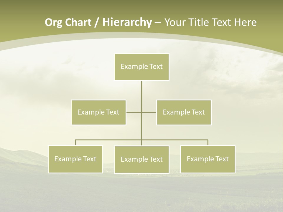 Sunny Scene Horizontal PowerPoint Template