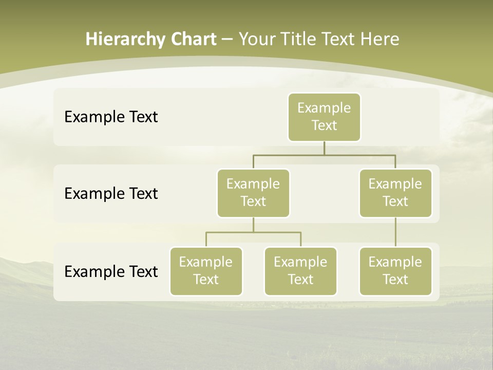 Sunny Scene Horizontal PowerPoint Template
