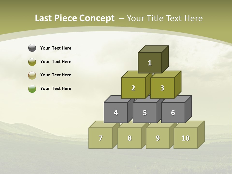 Sunny Scene Horizontal PowerPoint Template