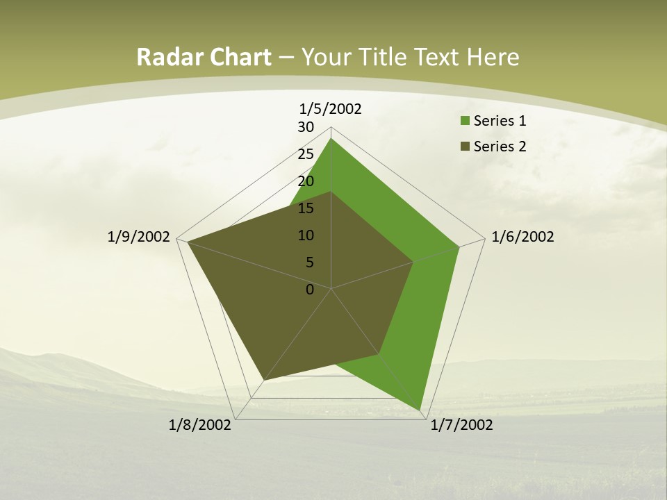 Sunny Scene Horizontal PowerPoint Template