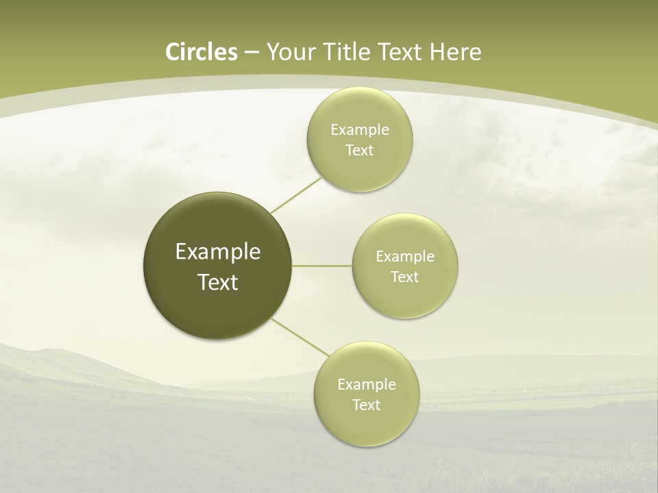 Sunny Scene Horizontal PowerPoint Template