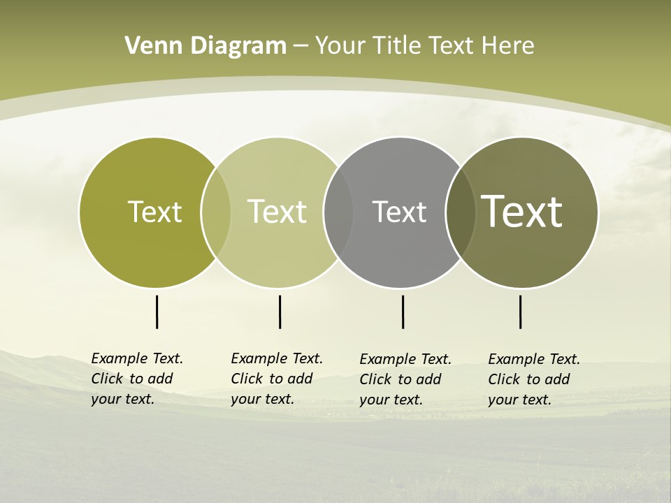 Sunny Scene Horizontal PowerPoint Template