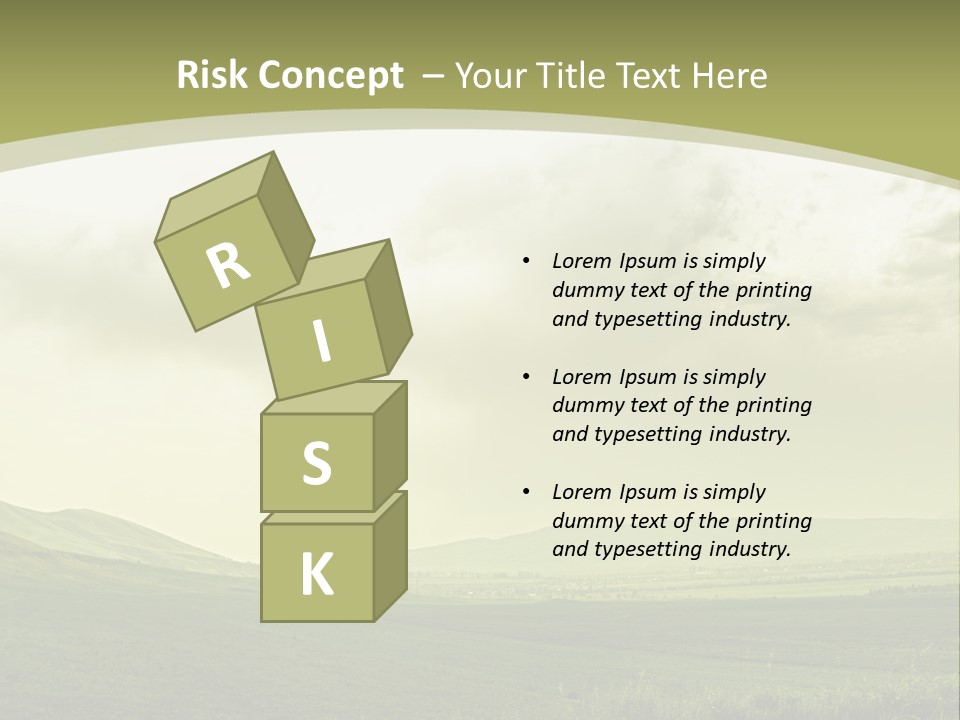 Sunny Scene Horizontal PowerPoint Template