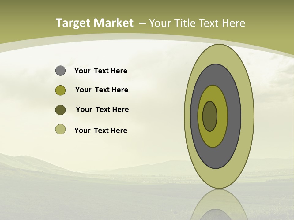 Sunny Scene Horizontal PowerPoint Template