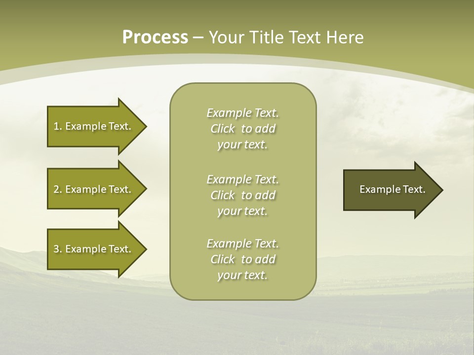 Sunny Scene Horizontal PowerPoint Template