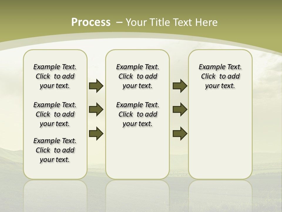 Sunny Scene Horizontal PowerPoint Template