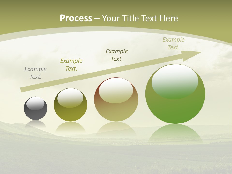 Sunny Scene Horizontal PowerPoint Template
