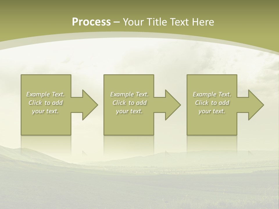 Sunny Scene Horizontal PowerPoint Template