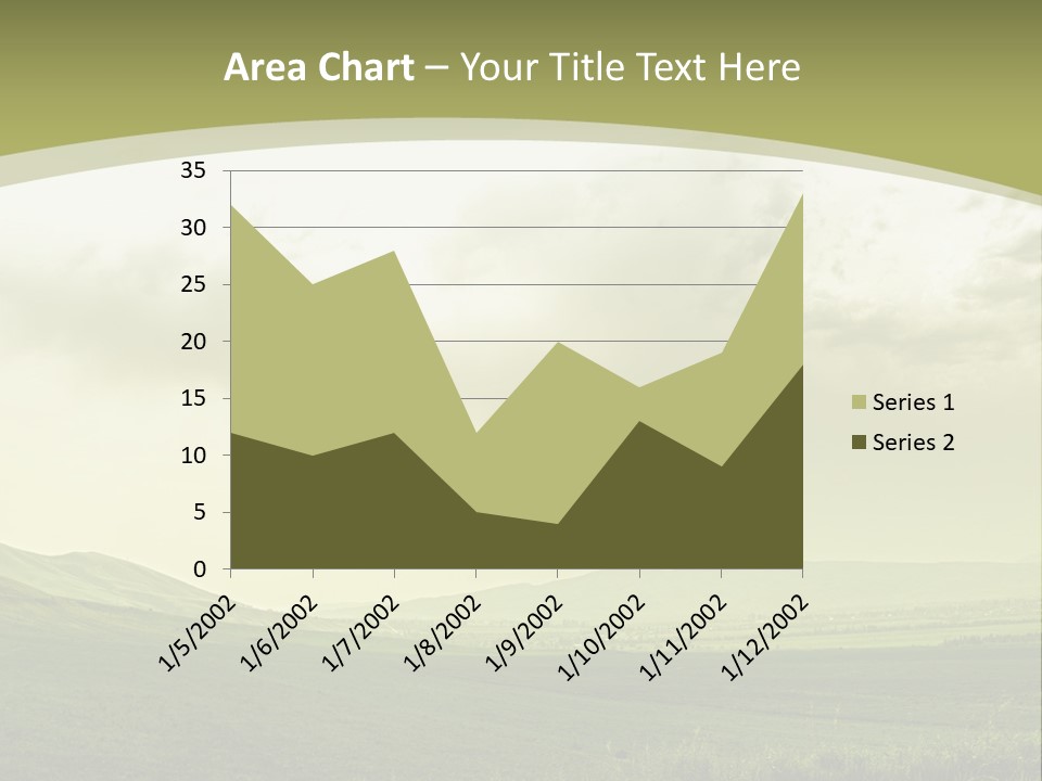 Sunny Scene Horizontal PowerPoint Template