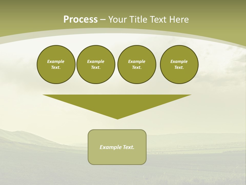 Sunny Scene Horizontal PowerPoint Template