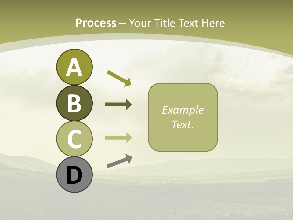 Sunny Scene Horizontal PowerPoint Template