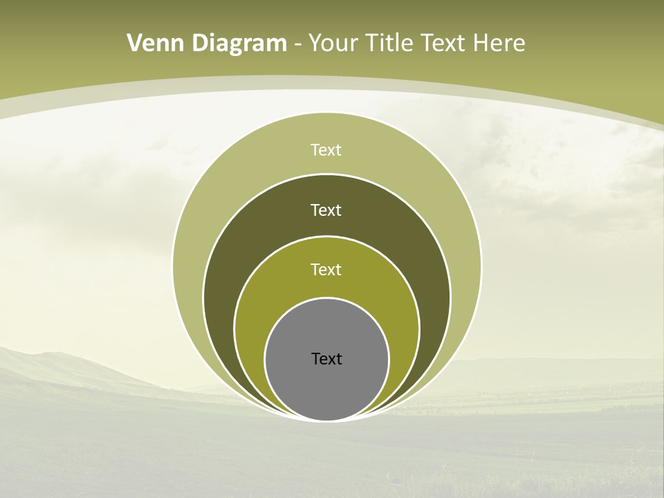 Sunny Scene Horizontal PowerPoint Template