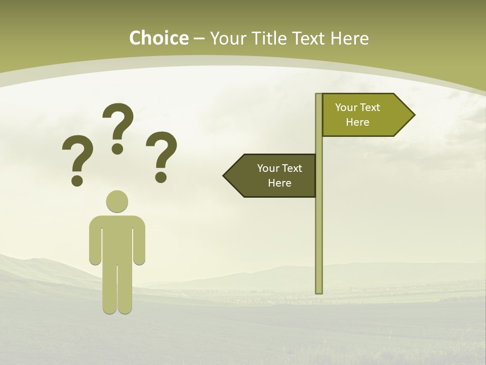 Sunny Scene Horizontal PowerPoint Template