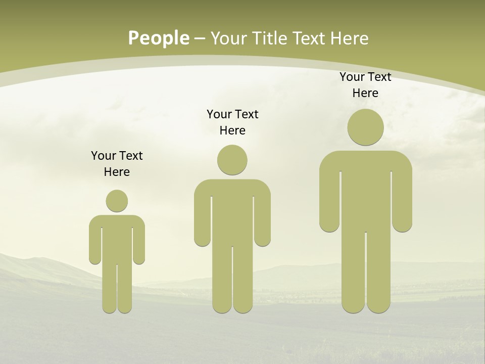 Sunny Scene Horizontal PowerPoint Template