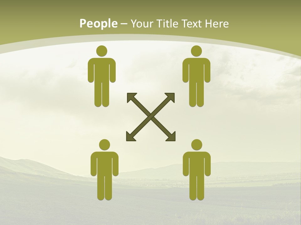 Sunny Scene Horizontal PowerPoint Template