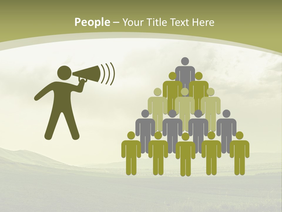 Sunny Scene Horizontal PowerPoint Template