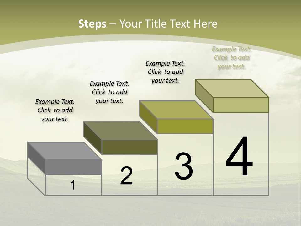 Sunny Scene Horizontal PowerPoint Template