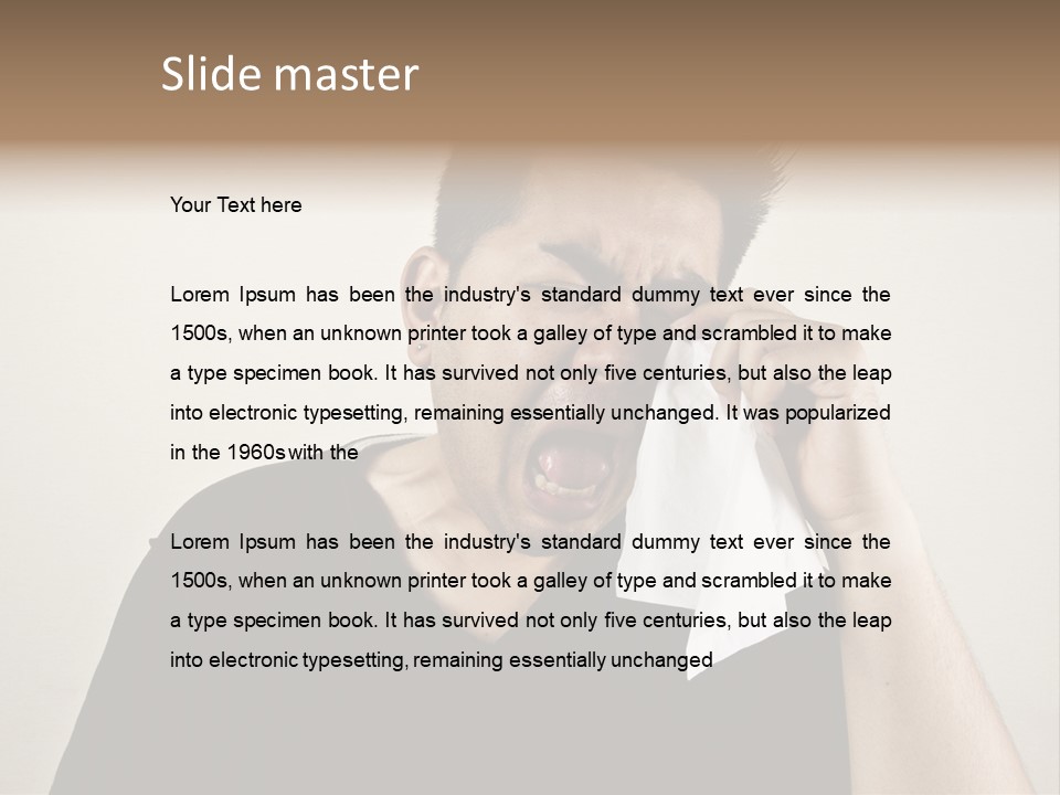 Happy One Sad PowerPoint Template