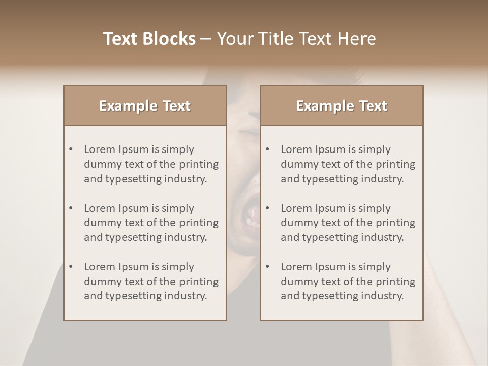 Happy One Sad PowerPoint Template