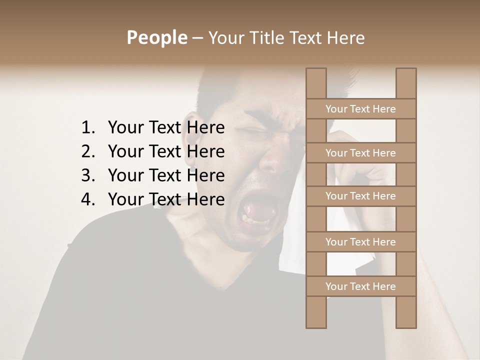 Happy One Sad PowerPoint Template