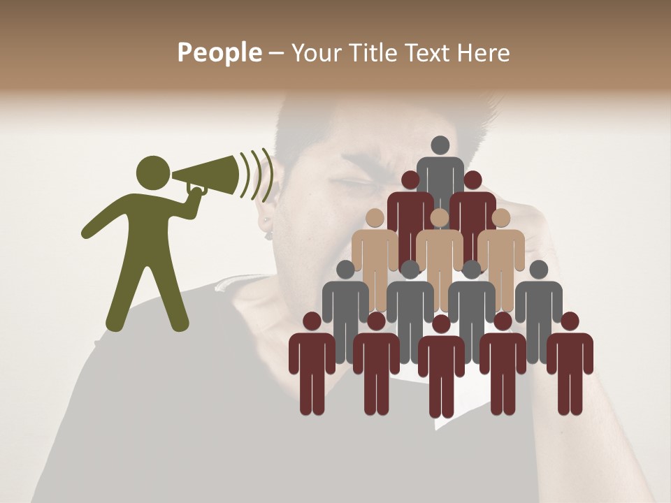 Happy One Sad PowerPoint Template