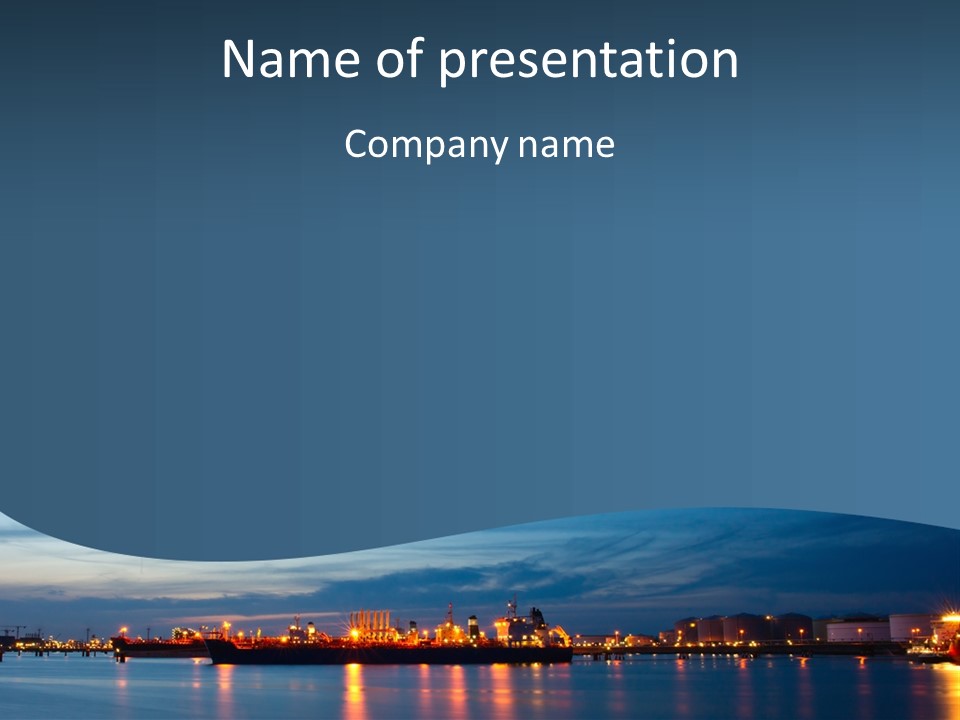 Holland Tower Production PowerPoint Template