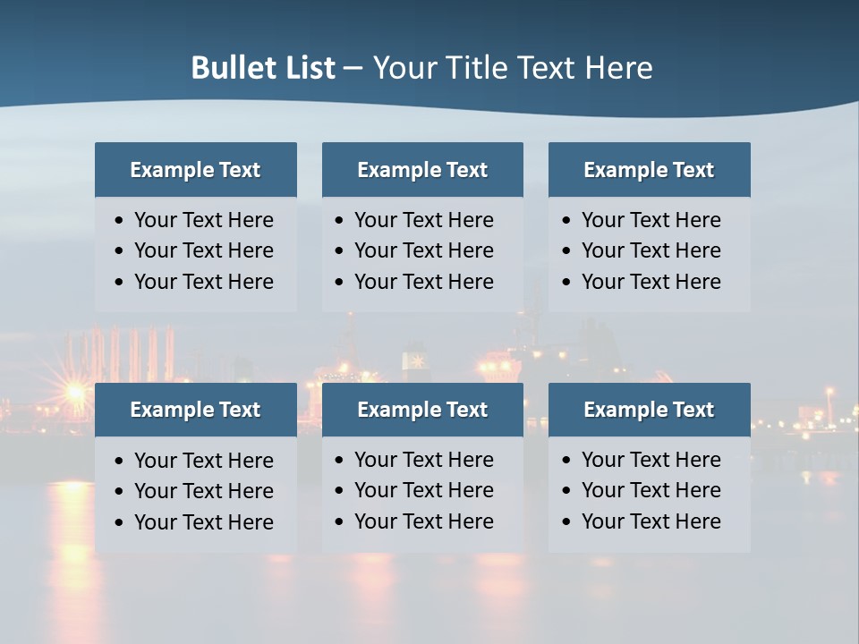 Holland Tower Production PowerPoint Template