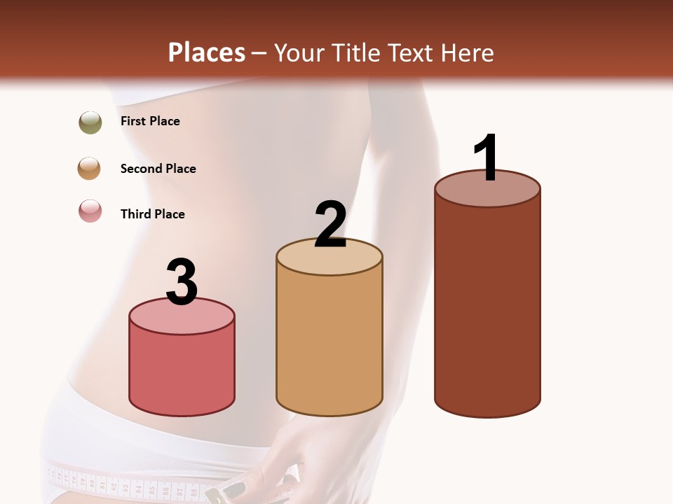 Undressed Waist Sport PowerPoint Template