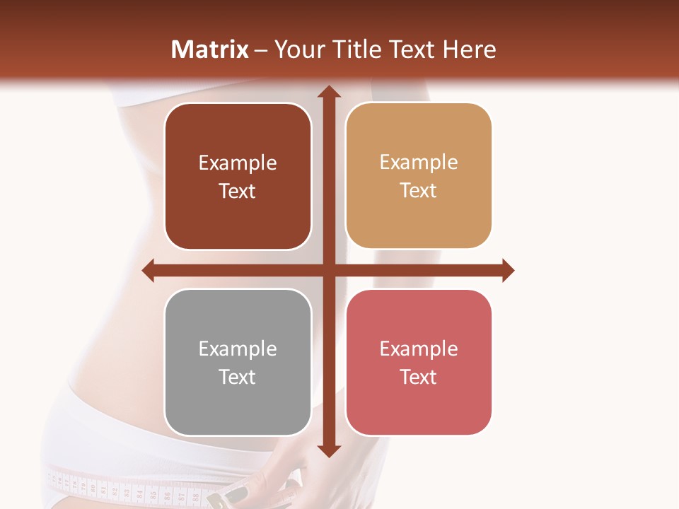 Undressed Waist Sport PowerPoint Template