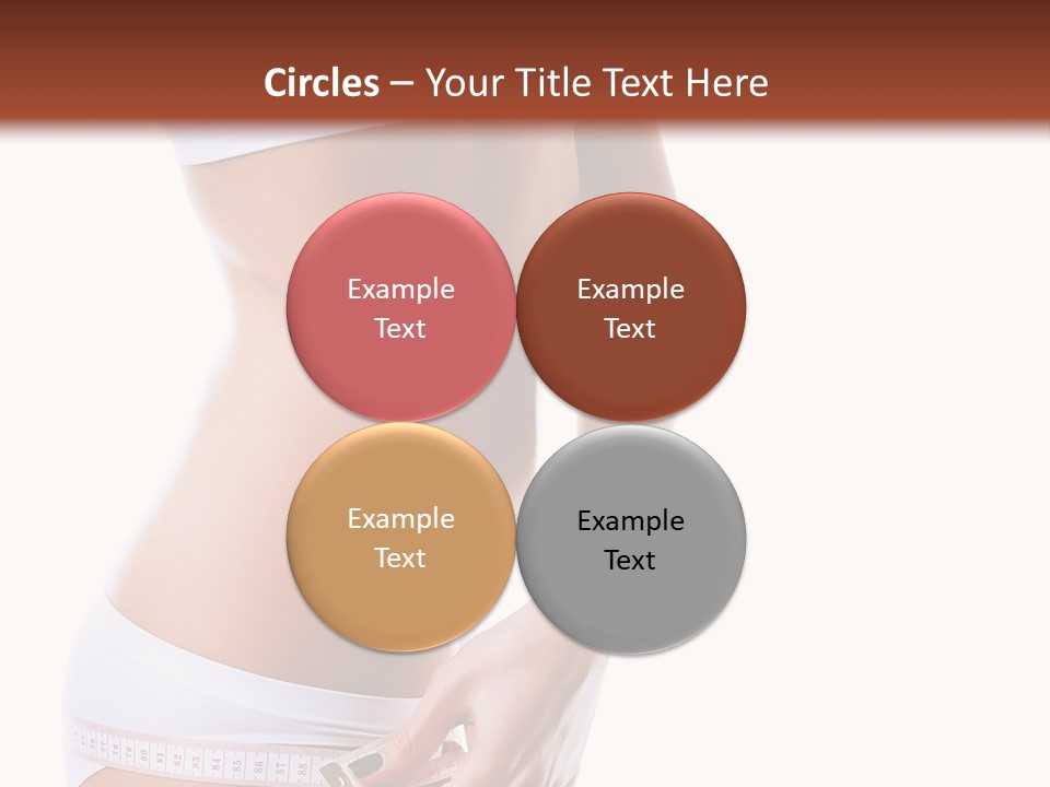 Undressed Waist Sport PowerPoint Template