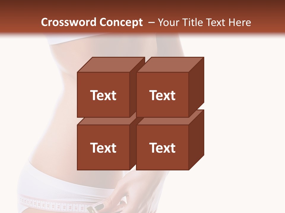 Undressed Waist Sport PowerPoint Template