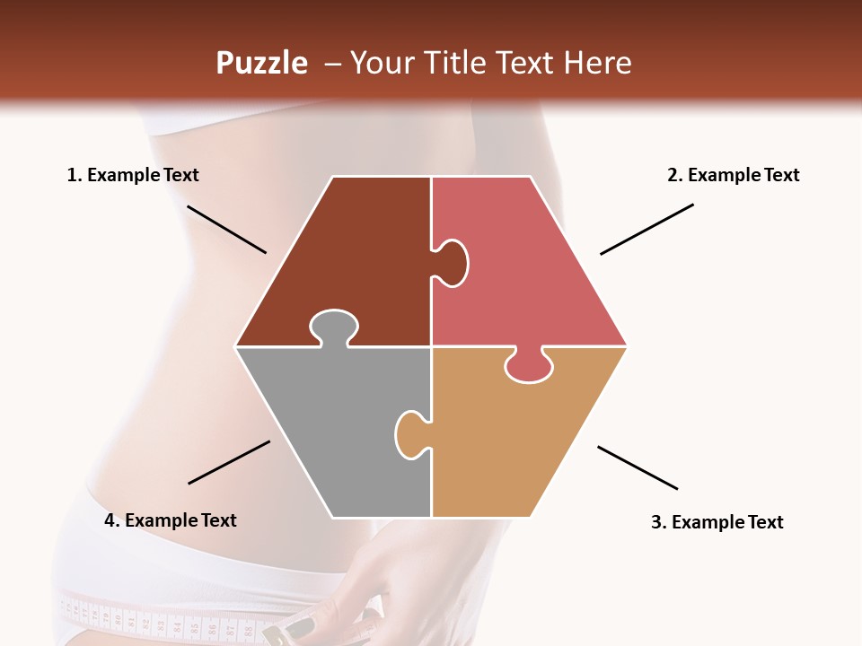 Undressed Waist Sport PowerPoint Template