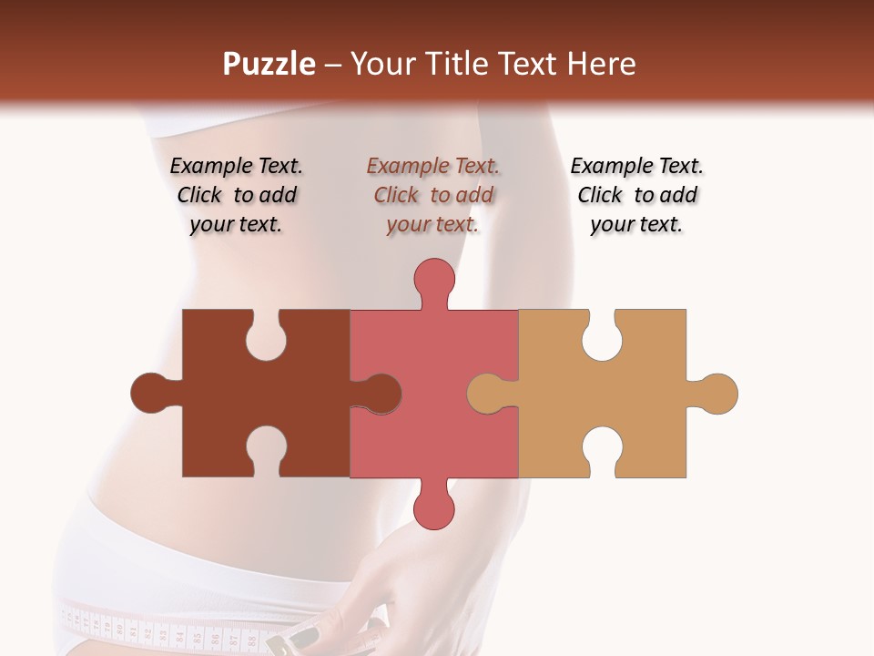 Undressed Waist Sport PowerPoint Template