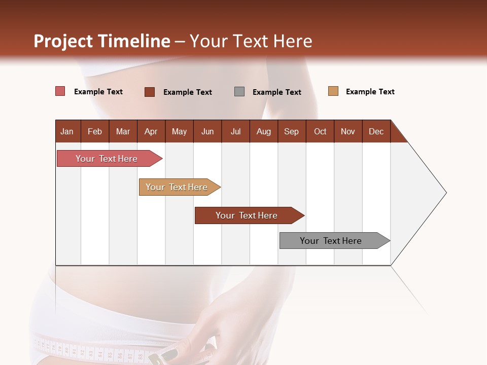 Undressed Waist Sport PowerPoint Template