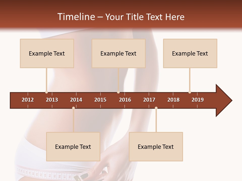 Undressed Waist Sport PowerPoint Template