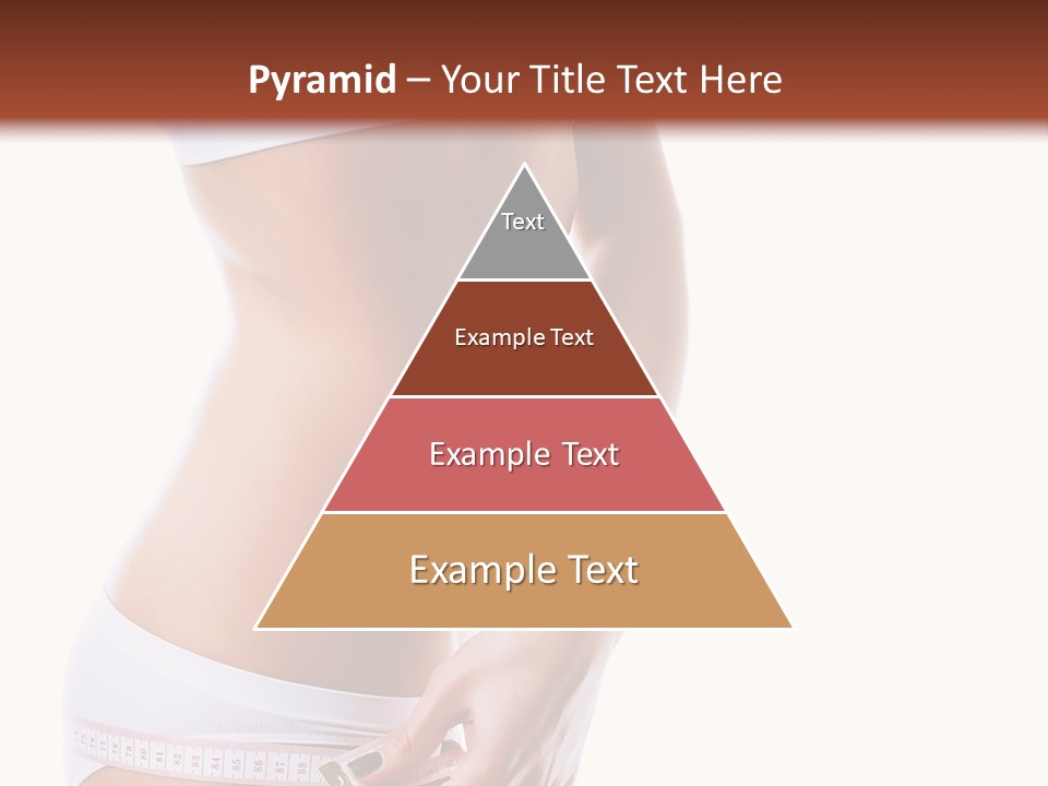 Undressed Waist Sport PowerPoint Template