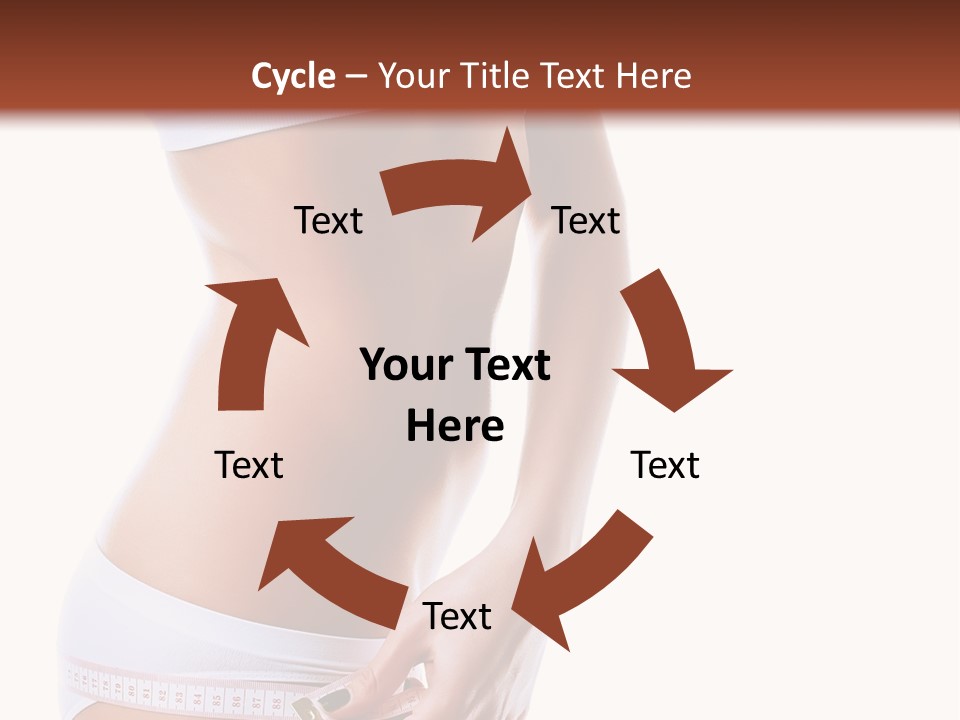 Undressed Waist Sport PowerPoint Template