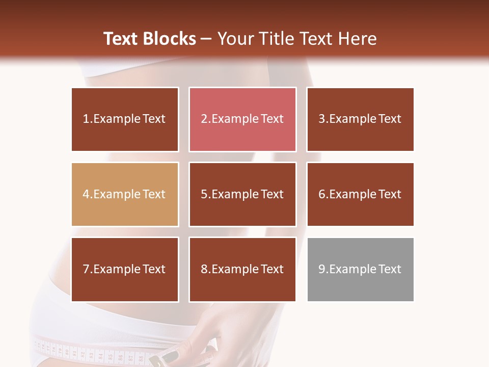 Undressed Waist Sport PowerPoint Template