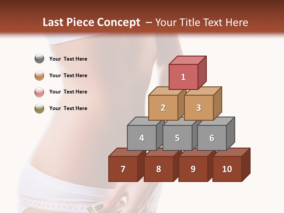 Undressed Waist Sport PowerPoint Template