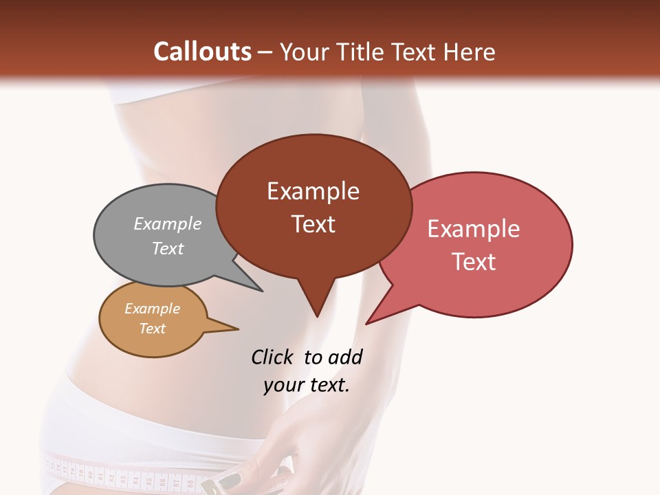 Undressed Waist Sport PowerPoint Template