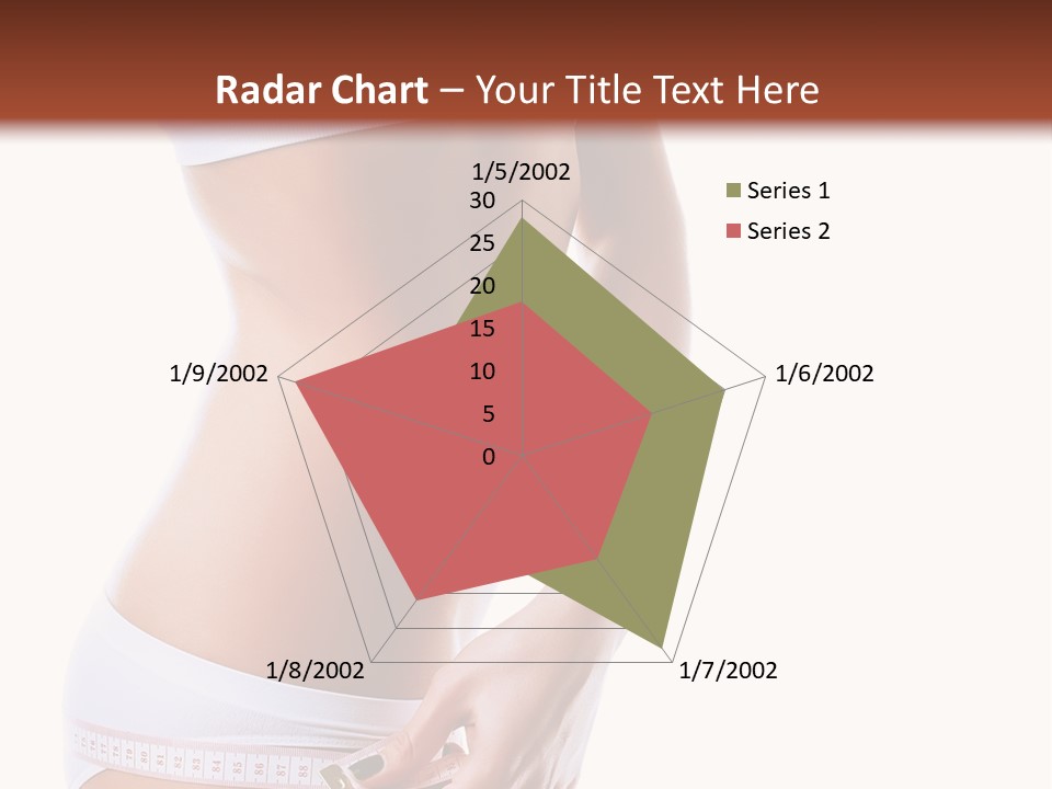 Undressed Waist Sport PowerPoint Template